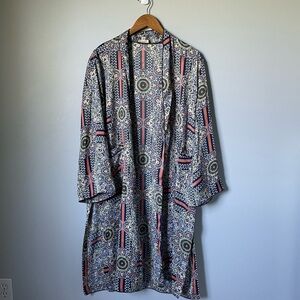 POL Patterned Kimono Style Top Size S/M